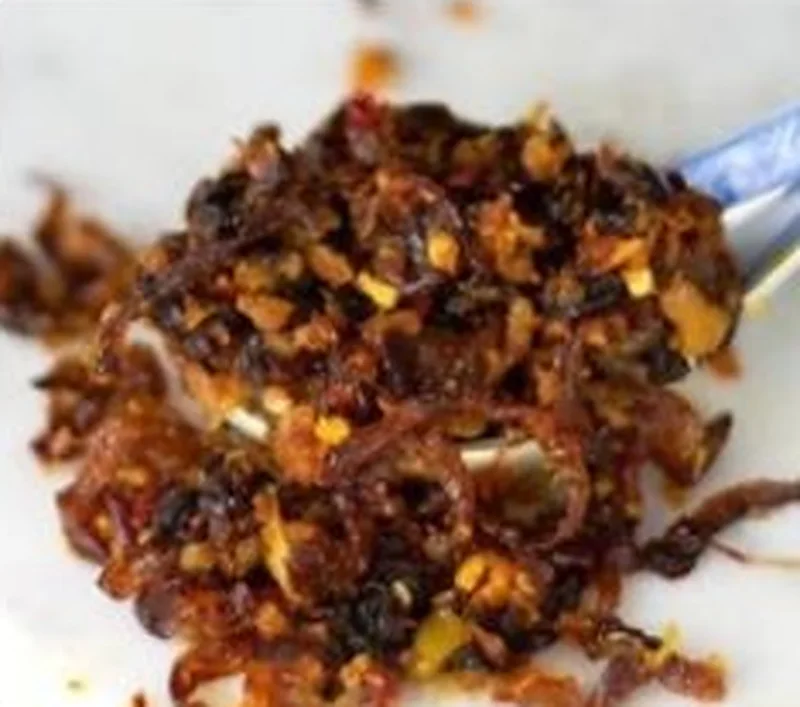 Balachaung (crispy fried shrimp)