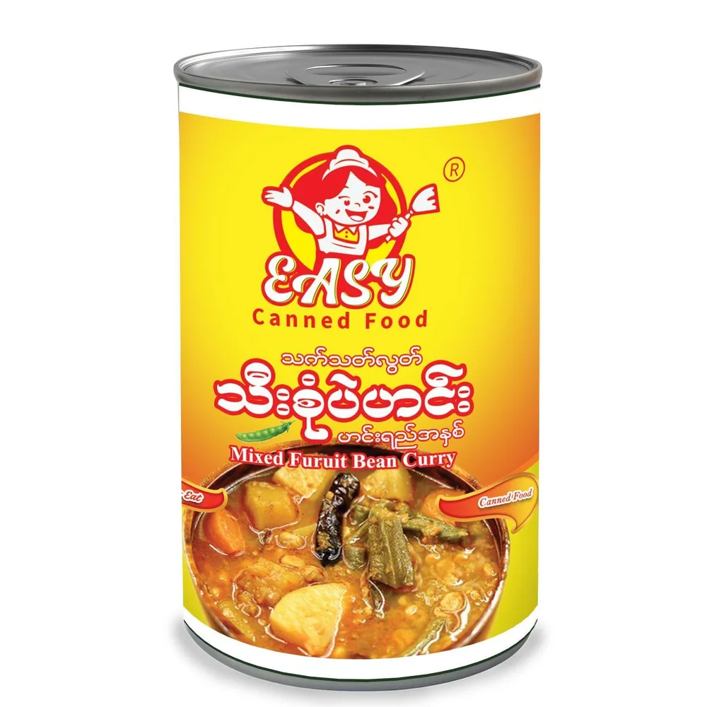 Mixed vegetable bean curry (Thee Sone Pè Hin)